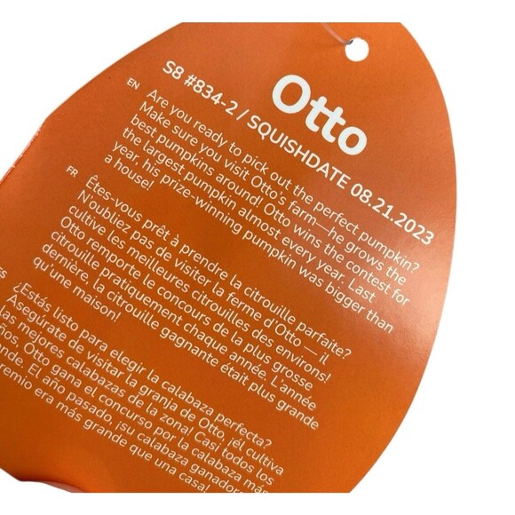 SQUISHMALLOW Halloween OTTO the Grim Reaper Plush 8 Inches Tall New - Picture 3 of 3